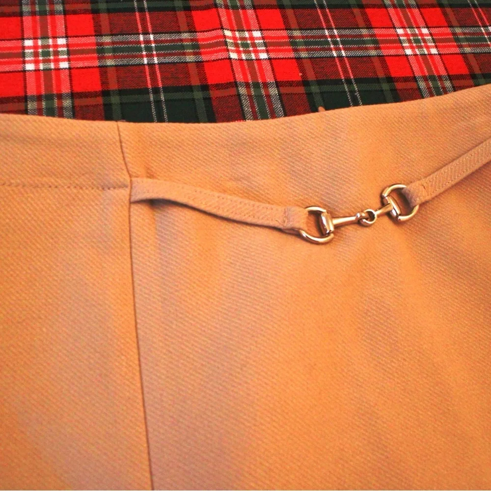 H&M Tan Camel Color Pencil Mini Skirt Size 6